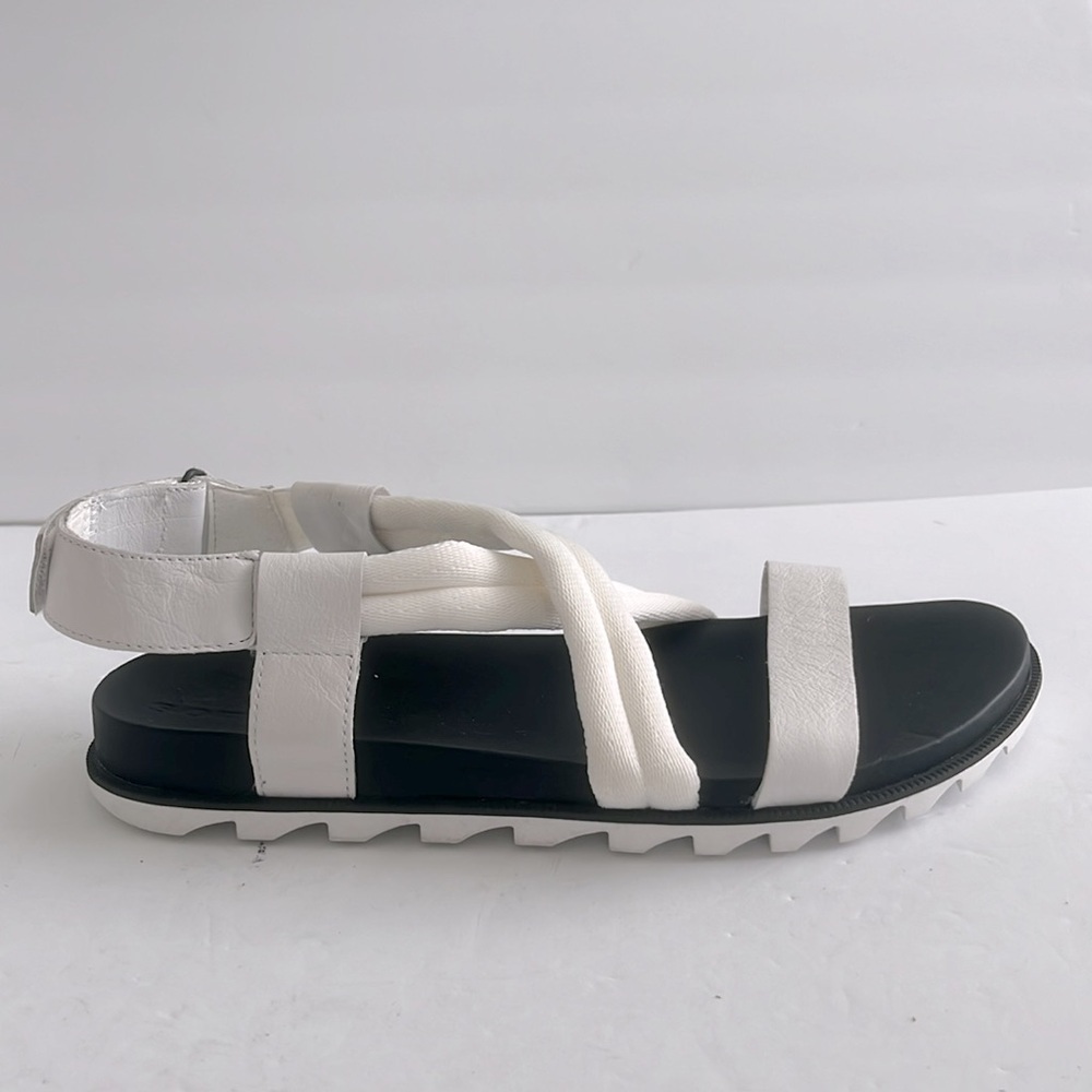 Sorel Women Crisscross Slingback Roaming Decon Sandal Size US 10 White Leather - Picture 4 of 6